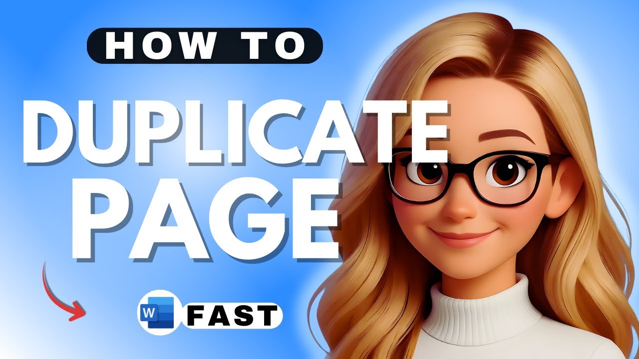 How to Duplicate a Page in Microsoft Word - 2025 - YouTube