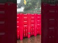 天才が発明した洪水防止壁。