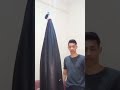 لما تجيب كيس ملاكمة فى البيت 