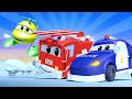 Kids car cartoon -  The Baby Car Patrol - Car City ! Cars and Trucks Cartoon for kids