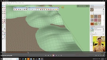 🥰SKETCHUP CÙNG SENHOUSE CÁCH VẼ ĐỒI NÚI,TẠO CẢNH QUAN🤲