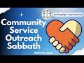 COMMUNITY SERVICE OUTREACH SABBATH  ~  March 21, 2026