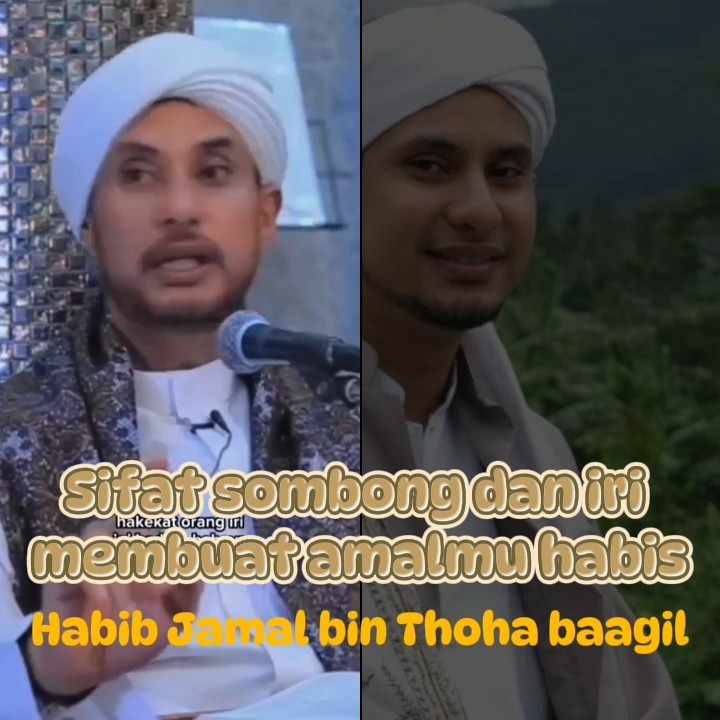 sifat iri dan sombong membuat amalmu habis #Habib Jamal bin Thomas baagil #ngaji #nasihat #dosa