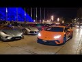 Supercars in Monaco summer 2021 [2x LaFerrari, ABT RS6-R, a parked 918 spyder and Regera]