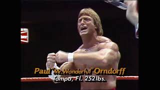 Paul Orndorff vs. Big John Studd - 1/27/1986 - WWF