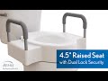 4 5 in Raised Seat Better Level with Dual Lock Security