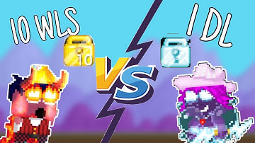 1 DL VS 10 WLS SET CHALLENGE! Pro sets!!! Growtopia ft. SwelbinGT