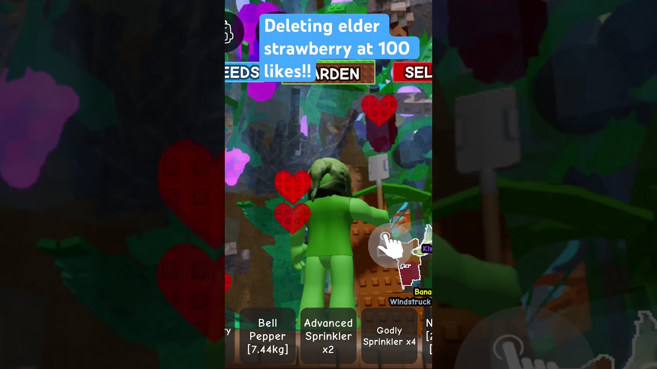 Deleting Giant Pinecone Growagarden Roblox Jandel Grow A Garden