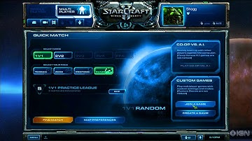 StarCraft II Beta - Battle.net Interface