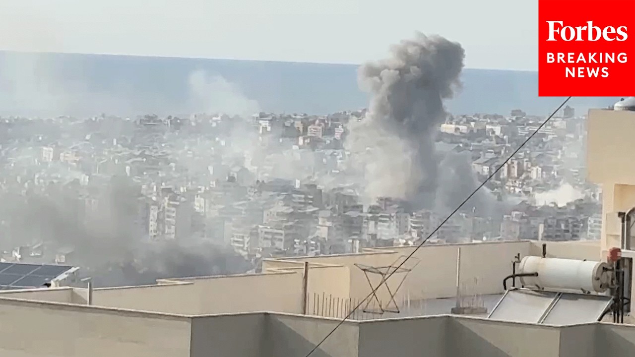 Footage Captures Major Israeli Airstrikes On Southern Lebanon