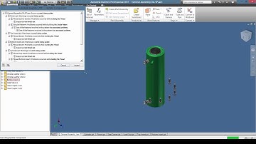 Part 2a Inventor Excel Controlled Models Opening Parts from the GA