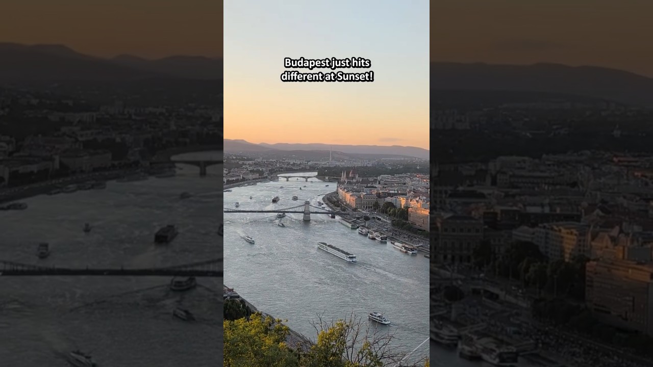 Budapest Just Hits Different at Sunset 🌅