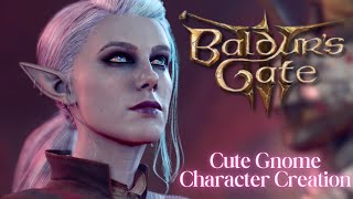 Baldurs Gate 3 | Cute Female Gnome Character Creation | PS5