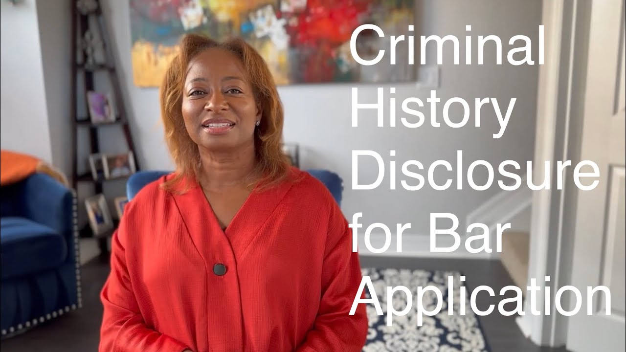 Florida Bar Application and Criminal History