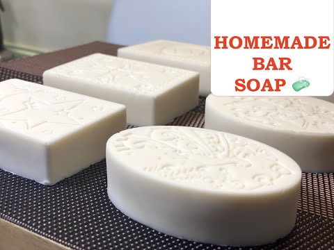 HOW TO MAKE A HOMEMADE BAR SOAP FROM SCRATCH.