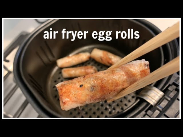 Air-Fried Shrimp Egg Rolls