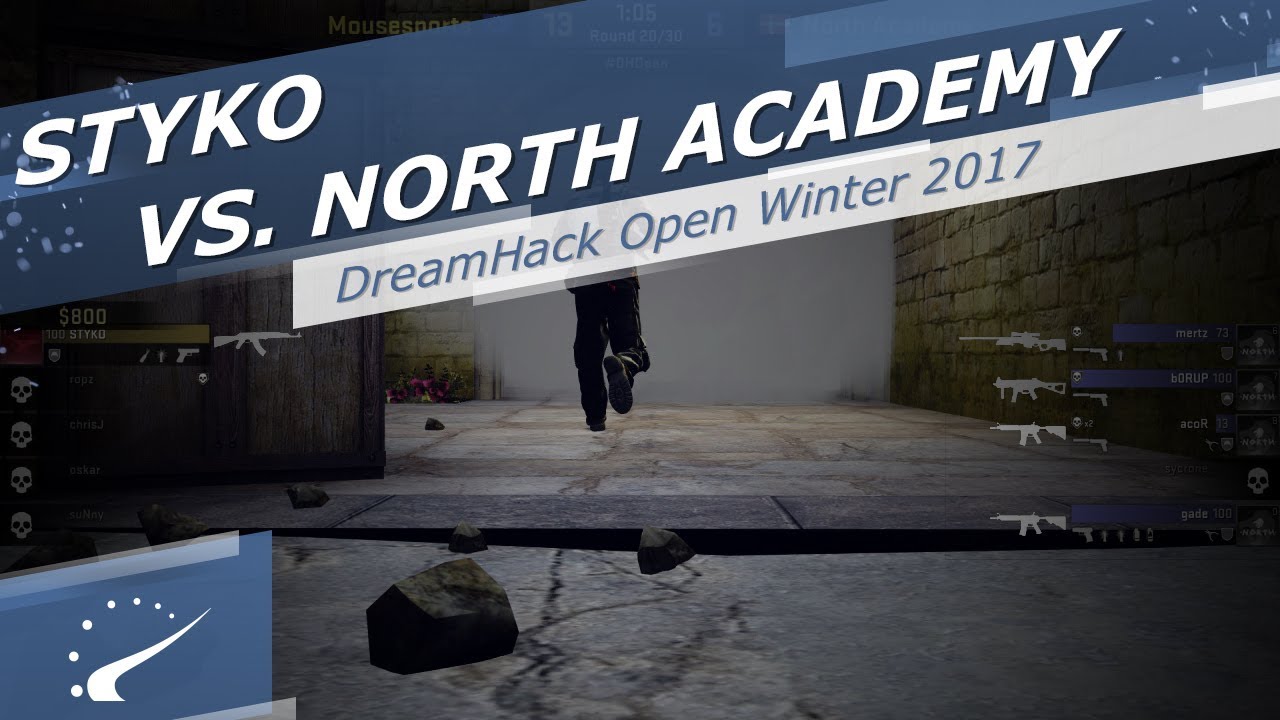 STYKO vs. North Academy - DreamHack Open Winter 2017