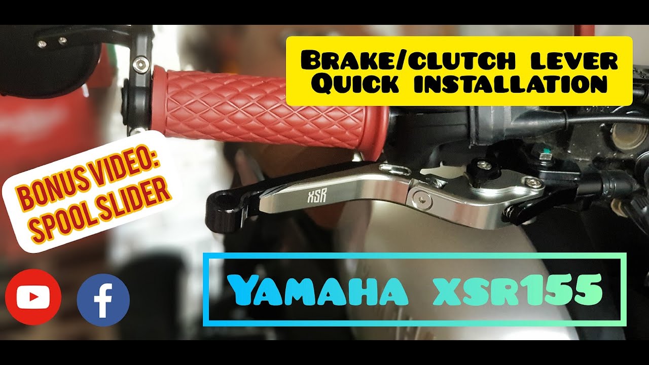 YAMAHA XSR155 After Market Brake Lever/Clutch Installation (PLUG & PLAY) with Bonus Video.