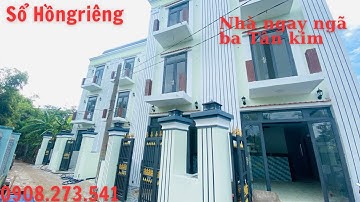 Nhà gì mà đẹp mê li, giá rẻ bất ngờ, khu vực ngã ba Tân kim, đường quốc lộ 50, xây 3 tầng sổ riêng
