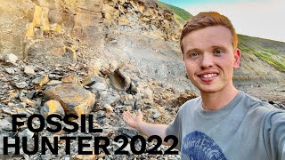 Huge LANDSLIDE Fossil Hunting! Biggest Outdoor Hunts Of 2022! | Fossil Hunter