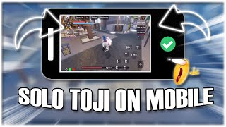 How To Solo Toji Using STANDLESS on Mobile - Sakura Stand