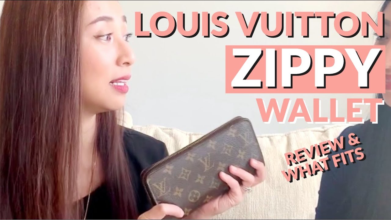 LOUIS VUITTON ZIPPY WALLET - Review, Wear and Tear and WIMB