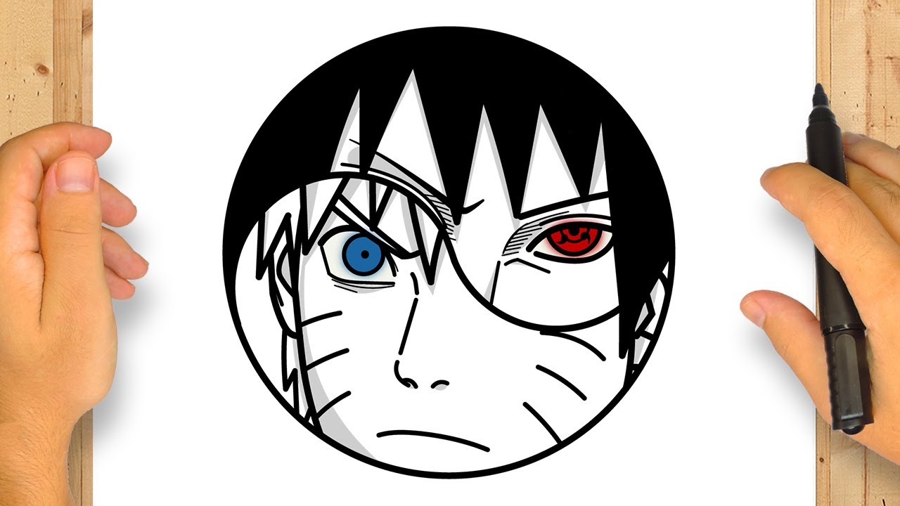 Como desenhar o TTACHI UCHIHA (Naruto] pásso a passo, fácil e