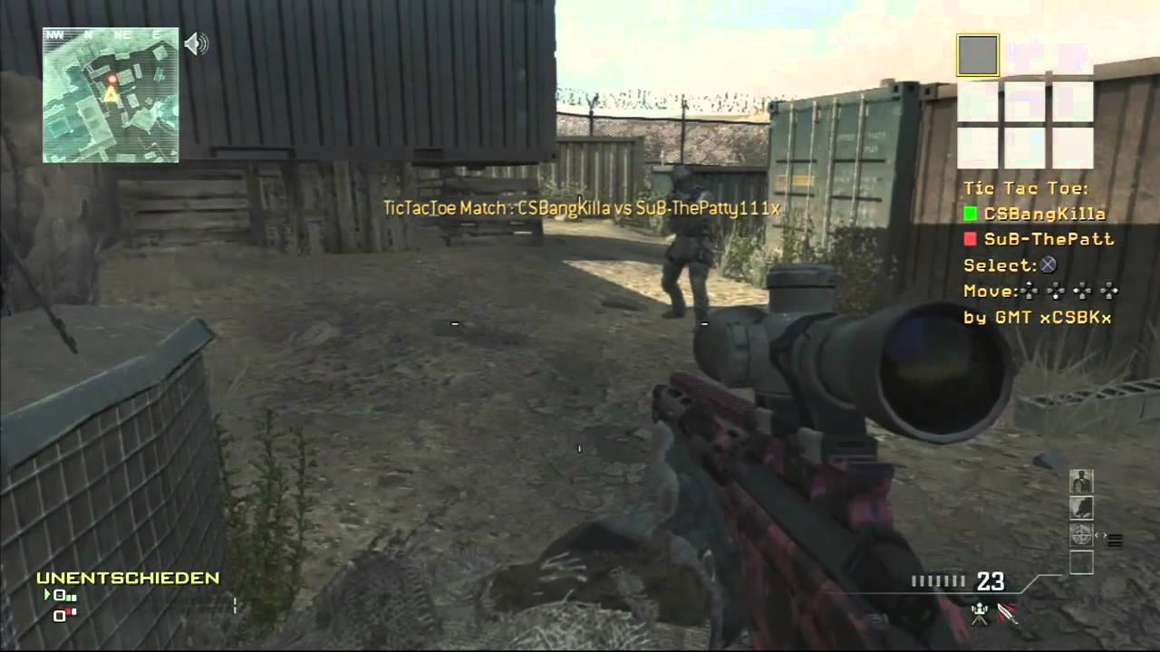 [PS3/MW3] Tic Tac Toe by xCSBKx