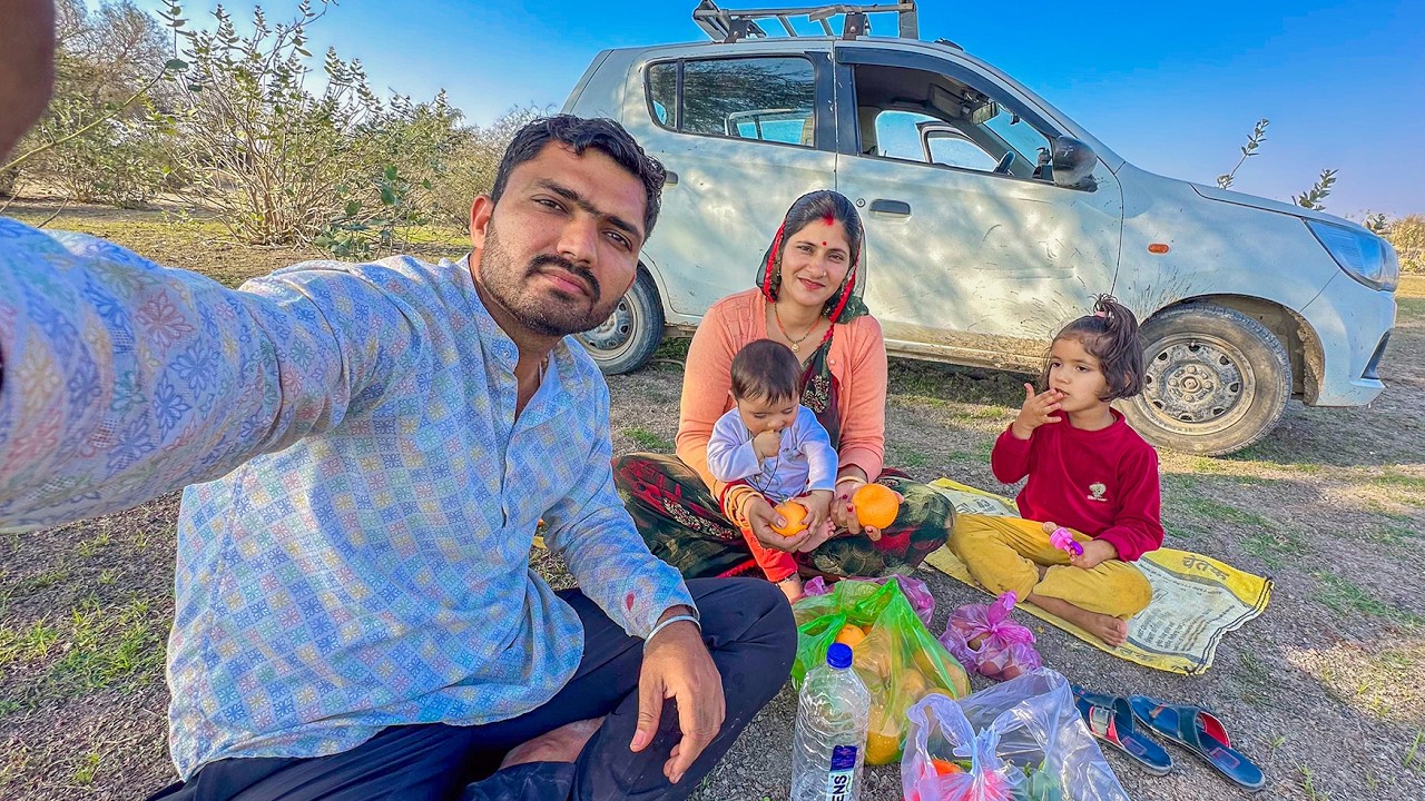 Shivansh को🍊खिला दिया😲