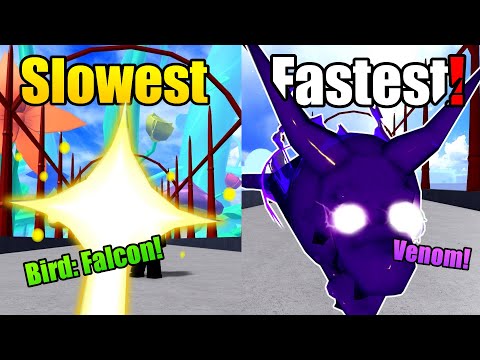 ✈ Slowest to Fastest Devil Fruits in Blox Fruits!