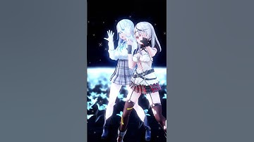 Thumbnail of 【ホロライブMMD】雨海ルカ＆沙花又クロヱ「天天天国地獄国/Aiobahn +81 feat. ななひら & P丸様。」#天天天国地獄国 #mmd #shorts #hololive