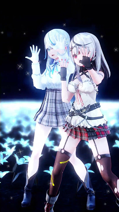 【ホロライブMMD】雨海ルカ＆沙花又クロヱ「天天天国地獄国/Aiobahn  81 feat. ななひら & P丸様。」#天天天国地獄国 #mmd #shorts #hololive