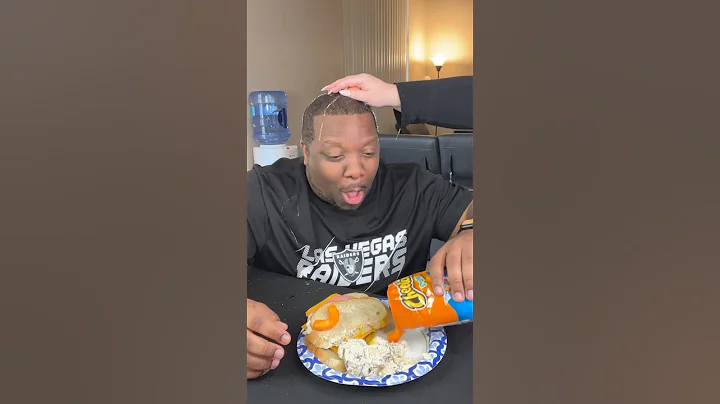 Aggressively serving my husband food 😂  #couple #couples #couplegoals #prank #husbandandwife