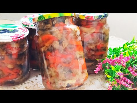 Новинка!🔥 Салат с грибами на зиму! 💣Отличная закуска.