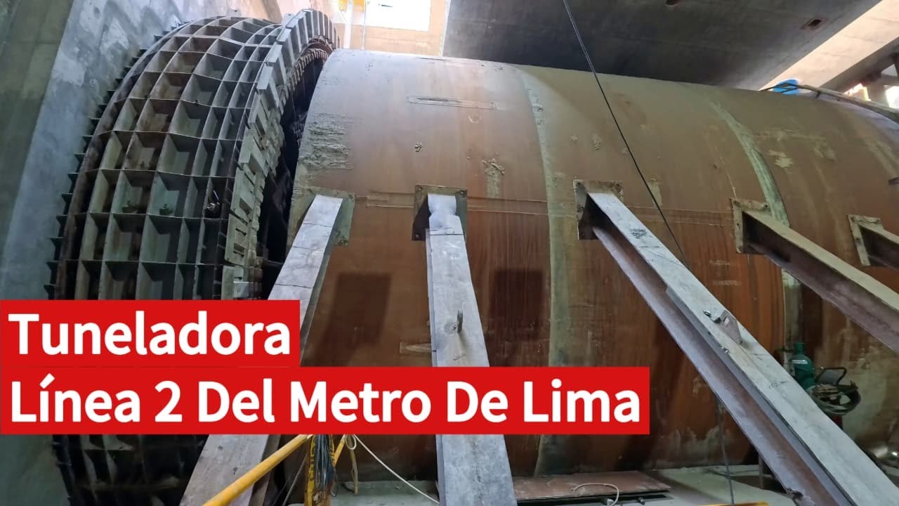 Entré en la TUNELADORA MICAELA de la Línea 2 del Metro de Lima