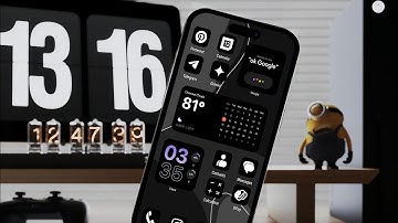 iOS 18 Home Screen Setup on Android | Best Minimal iOS Look for Your Phone!