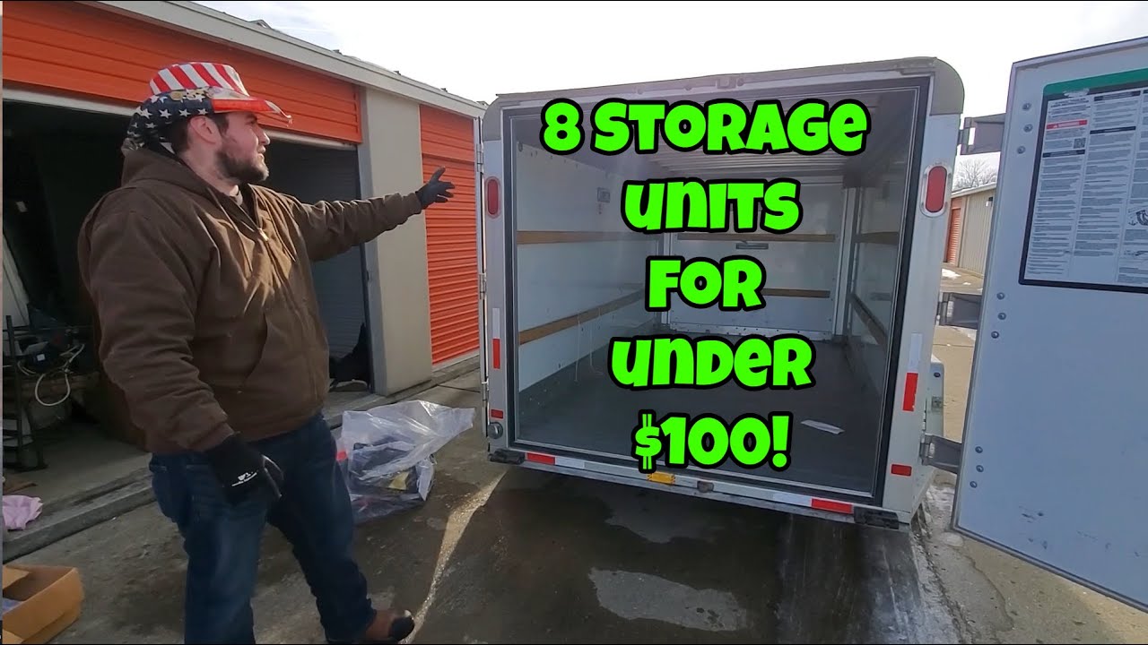 I got 8 Storage units at Auction for 95! YouTube