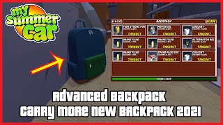 My Summer Car - Advanced Backpack Carry More New BACKPACK 2021  | Ogygia Vlogs🇺🇸 screenshot 5
