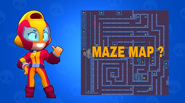 Maze map in brawl stars | Mini game ideas with map maker