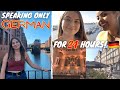 TRAVEL VLOG IN GERMAN (w/ english subs) 🇩🇪 24 HOURS IN HAMBURG *this was harder than expected lol*