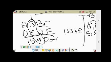 UPSC CSAT 2020 PAPER SOLVED - MATH ,REASONING ,APTITUDE - PART-2/6