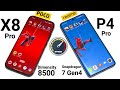 POCO X8 Pro vs Realme P4 PRO SpeedTest &amp; Ram Management 🔥🔥🚀🚀 #pocox8pro #realmep4pro 