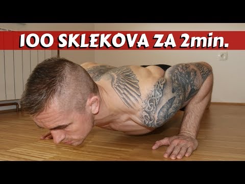 100 SKLEKOVA ZA 2 MINUTE (NAJLAKSI NACIN) – PUSH UP CHALLENGE