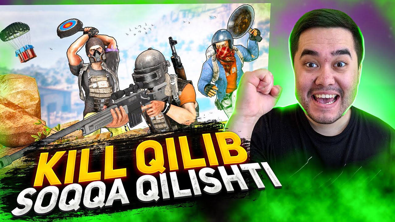 PUBG MOBILE - KOMANDAMGA HAR BITA KILLIGA PUL BERDIM