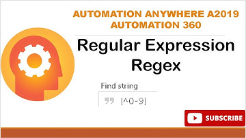 RegEx || Regular Expression - Find only Numbers from string #Automation360 #AutomationAnywhereA2019