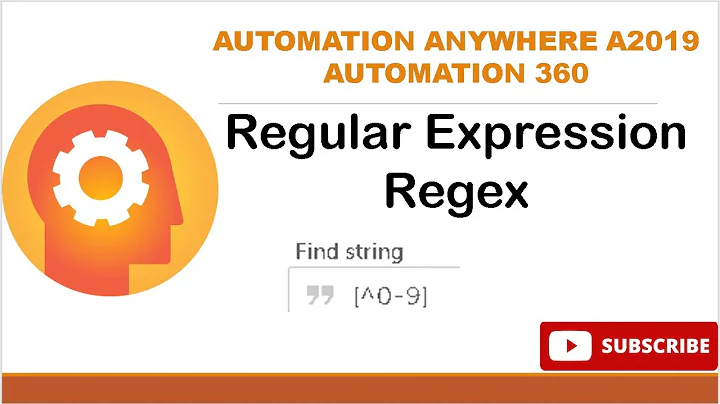 RegEx || Regular Expression - Find only Numbers from string #Automation360 #AutomationAnywhereA2019