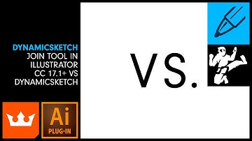 Join Tool in Illustrator CC 17.1+ vs DynamicSketch | Vector Black Belt | DYNAMICSKETCH