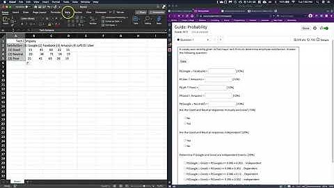 Using Rcmdr Tables in Excel