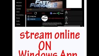 Fast and Furious 8 -Full Movie ||Stream online|| Windows App Fast Buffer || screenshot 2