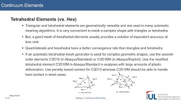 Abaqus Tutorial: Continuum Elements #4 Hybrid and Incompatible Mode Elements